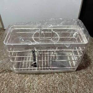 White Wire Storage Basket
